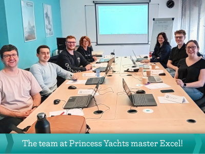 Excel Course Princess Yachts