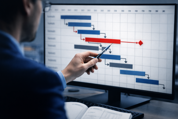 MS Project dependancies matter