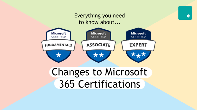 M365 Certifications Changes